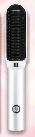 Dual-Purpose Electric Hair Comb for Curling & Straightening